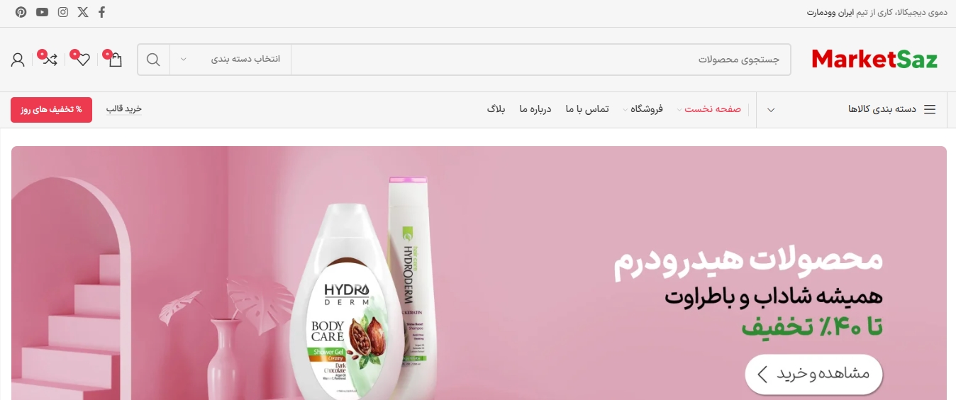 نمونه سایت کد 1