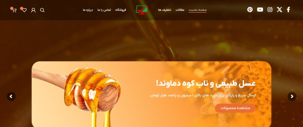 نمونه سایت کد 26